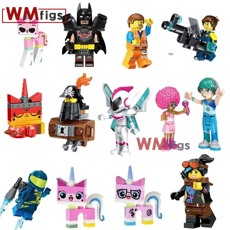 single big Movie 2 Batman EMMET Disco Kitty Action s Bad Cop Lucy Queen Voltron Melody Toys for Children disco unikitty
single big Movie 2 Batman EMMET Disco Kitty Action s Bad Cop Lucy Queen Voltron Melody Toys for Children disco unikitty