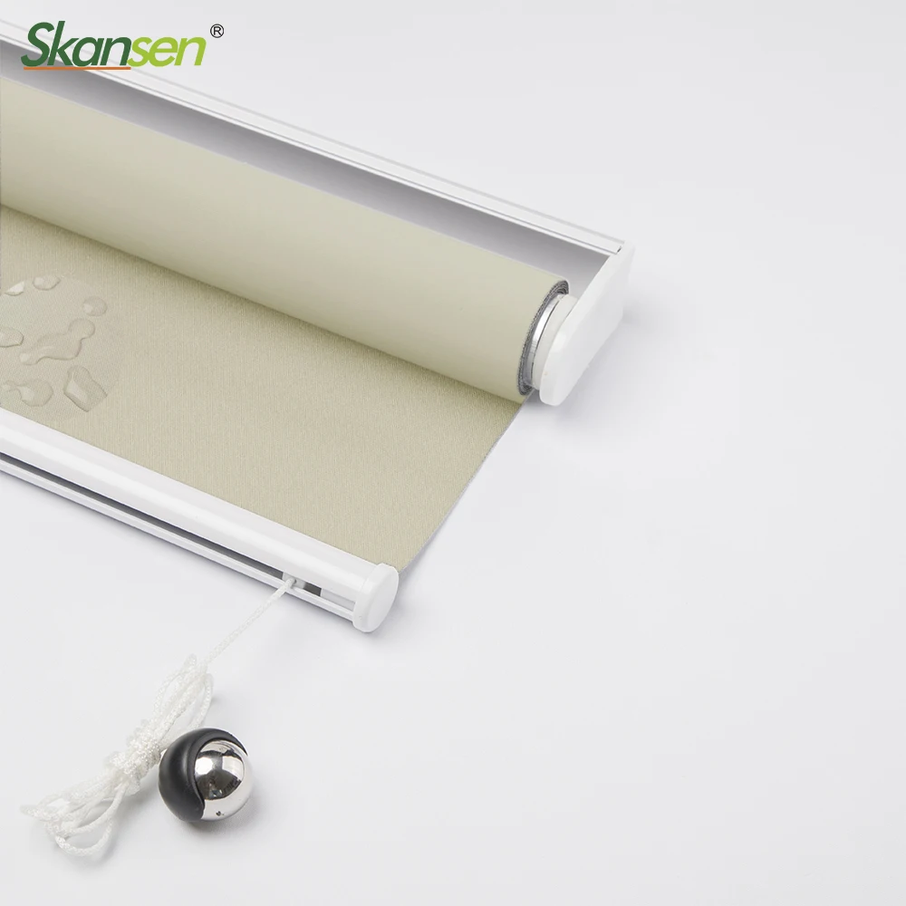 Skansen High Quality Simple Color Blackout WaterProof fabric Roller blinds for Kitchen, Toilet' s curtain for office and home
Skansen High Quality Simple Color Blackout WaterProof fabric Roller blinds for Kitchen, Toilet' s curtain for office and home