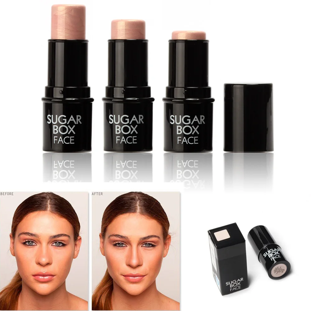 Sugar Box Water-proof Silver Shimmer Light Bronzer Highlighters Face Highlighter Stick Highlighting Powder Creamy Texture
Sugar Box Water-proof Silver Shimmer Light Bronzer Highlighters Face Highlighter Stick Highlighting Powder Creamy Texture