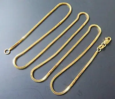 18 INCH Pure 18K Yellow Gold Necklace 1.1mm Milan Box Link Chain Necklace Au750
18 INCH Pure 18K Yellow Gold Necklace 1.1mm Milan Box Link Chain Necklace Au750