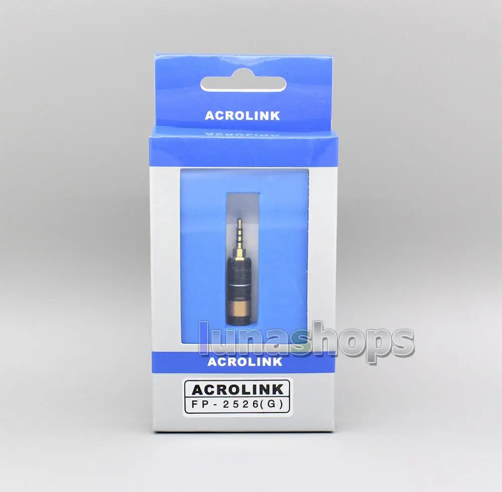 LN005558 Acorlink 2.5mm 4poles TRRS Male Plug DIY adapter For The Astell & Kern AK380 AK240 AK100i II AK70
LN005558 Acorlink 2.5mm 4poles TRRS Male Plug DIY adapter For The Astell & Kern AK380 AK240 AK100i II AK70