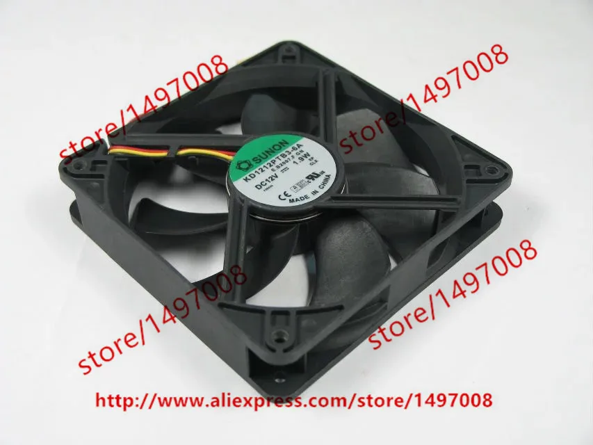 SUNON KD1212PTB3-6A E. B2007.f. GN DC 12V 1,9 W 120x25 мм вентилятор охлаждения сервера
SUNON KD1212PTB3-6A E. B2007.f. GN DC 12V 1,9 W 120x25 мм вентилятор охлаждения сервера