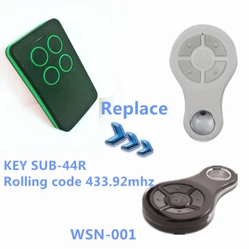 5x Free Shipping KEY SUB-44R Rolling Code Remote Control Gate Opener Replacement beautiful 433.92mhz
5x Free Shipping KEY SUB-44R Rolling Code Remote Control Gate Opener Replacement beautiful 433.92mhz