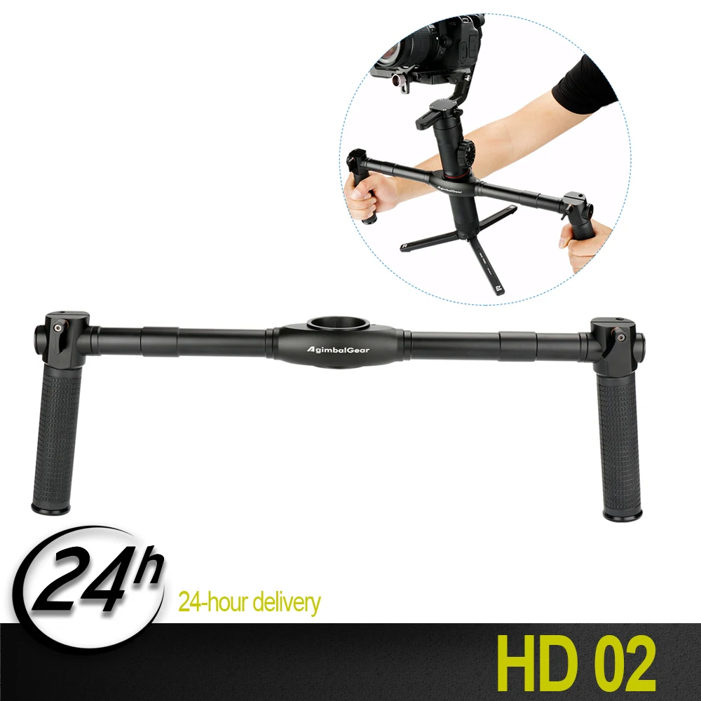 Original DH02 Dual Handle Grip for Zhiyun Crane 2 dual Extended Handle handgrips for Zhiyun Crane 2 3-Axis Gimbal Stabilizer
Original DH02 Dual Handle Grip for Zhiyun Crane 2 dual Extended Handle handgrips for Zhiyun Crane 2 3-Axis Gimbal Stabilizer