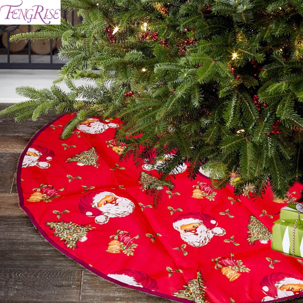 FENGRISE Red Cloth Christmas Tree Skirt New Year Christmas Decorations for Home Merry Christmas Tree Decorations Xmas Navidad
FENGRISE Red Cloth Christmas Tree Skirt New Year Christmas Decorations for Home Merry Christmas Tree Decorations Xmas Navidad