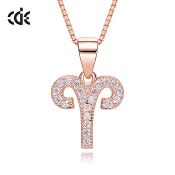 CDE Women Gold Necklace Jewelry 925 Sterling Silver crystal Zircon Twelve Constellation Pendant Necklace Fashion Jewelry Gift
CDE Women Gold Necklace Jewelry 925 Sterling Silver crystal Zircon Twelve Constellation Pendant Necklace Fashion Jewelry Gift