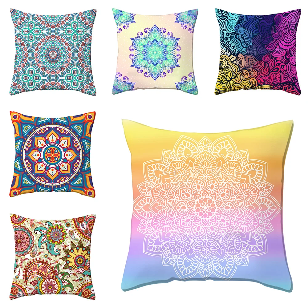 ZEIMON Polyester Cotton Creative Bohemia Style Mandala Pattern Decorative Cushion Covers For Sofa Chair Home Decor
ZEIMON Polyester Cotton Creative Bohemia Style Mandala Pattern Decorative Cushion Covers For Sofa Chair Home Decor