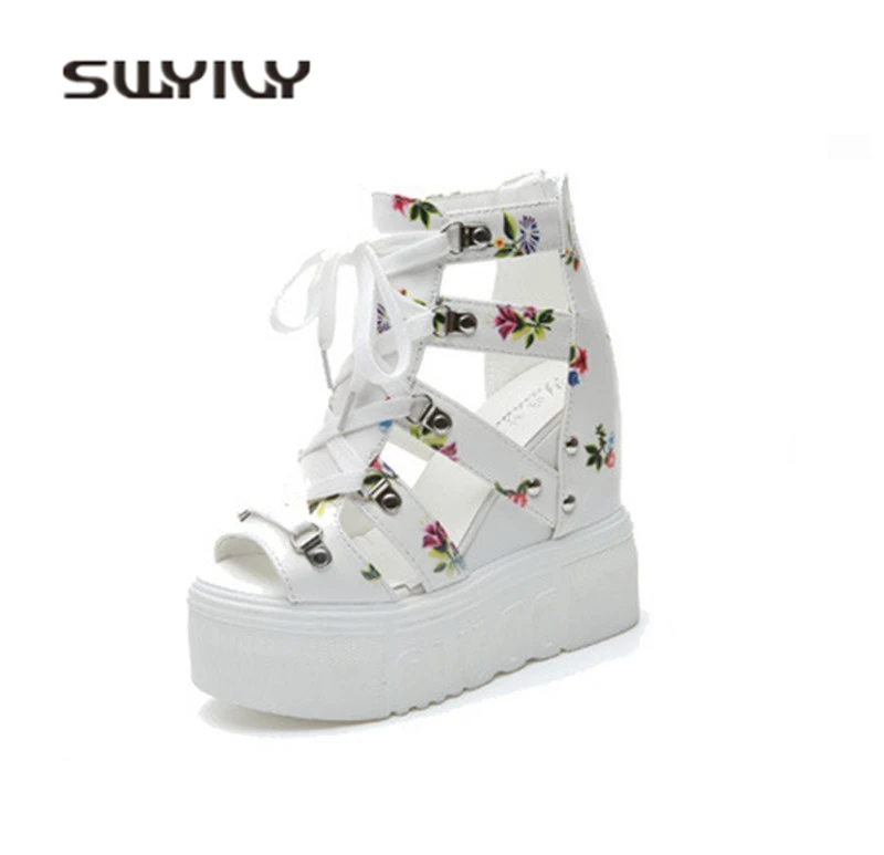 SWYIVY Fashion High Heels Woman Sandals 2019 Summer Rome Shoes Woman Sandals Female Fish Mouth Wedges Shoes For Women Platform
SWYIVY Fashion High Heels Woman Sandals 2019 Summer Rome Shoes Woman Sandals Female Fish Mouth Wedges Shoes For Women Platform