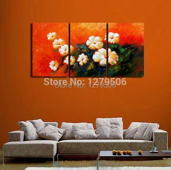 Hand Painted Abstract Art Oil Paintings On Canvas Small White Flowers For Living Room Wall Decor Paintings
Hand Painted Abstract Art Oil Paintings On Canvas Small White Flowers For Living Room Wall Decor Paintings