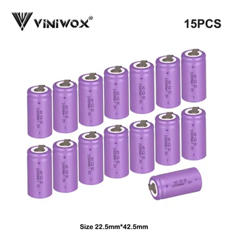 Real Rechargeable Battery Cell Ni-CD 1.2V SC 2000mAh Power Tool Battery For Electrical Tools Robot Accumulator Subc Batteria
Real Rechargeable Battery Cell Ni-CD 1.2V SC 2000mAh Power Tool Battery For Electrical Tools Robot Accumulator Subc Batteria