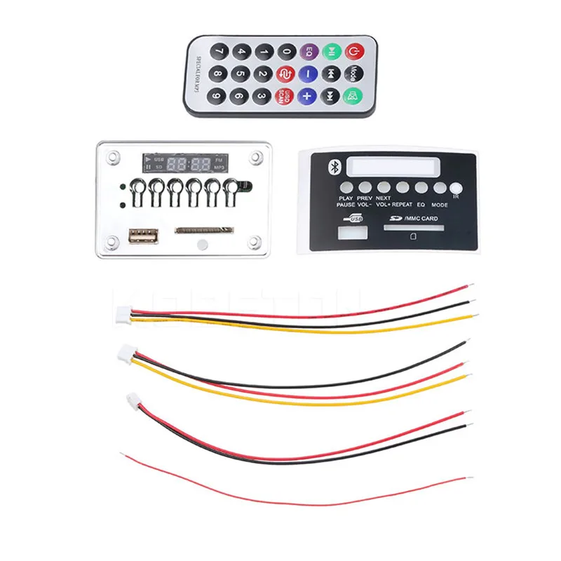 DIY Car Speaker Modification 12V Bluetooth FM Radio MP3 Player Wireless Receiver Stereo Audio Decoder Board USB 3.5mm TF USB AUX
DIY Car Speaker Modification 12V Bluetooth FM Radio MP3 Player Wireless Receiver Stereo Audio Decoder Board USB 3.5mm TF USB AUX