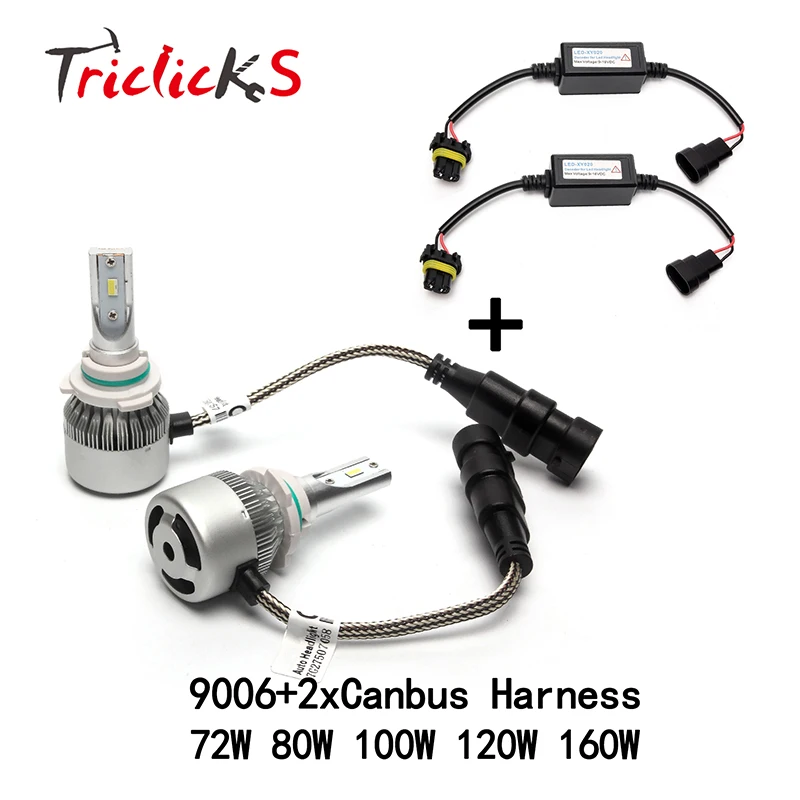 Triclicks 9006/HB4 Flip Chip Car LED Lights 9006 Canbus Headlights 6000K Headlight Bulbs Hi-Lo Front Fog Lights+Free 2x Decoders
Triclicks 9006/HB4 Flip Chip Car LED Lights 9006 Canbus Headlights 6000K Headlight Bulbs Hi-Lo Front Fog Lights+Free 2x Decoders
