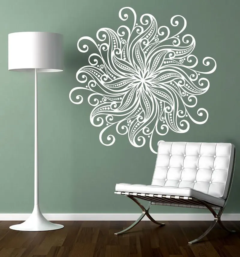 Vinyl wall decal sticker flower mandala home wall decoration yoga lover gift living room bedroom applique decoration MTL01
Vinyl wall decal sticker flower mandala home wall decoration yoga lover gift living room bedroom applique decoration MTL01