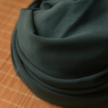 Deep Dark Green Imitation Mah Thick Chiffon Fabric Zen Shirt Dress Gown Skirt Crease Resistant Garment Fabric
Deep Dark Green Imitation Mah Thick Chiffon Fabric Zen Shirt Dress Gown Skirt Crease Resistant Garment Fabric