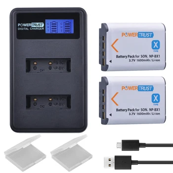 2Pcs NP-BX1 NP BX1 NPBX1 Battery + LCD USB Dual Charger for Sony BX1 DSC-RX100 WX500 IV RX10 II HX300 WX300 HDR-AS15 CX240E MV1
2Pcs NP-BX1 NP BX1 NPBX1 Battery + LCD USB Dual Charger for Sony BX1 DSC-RX100 WX500 IV RX10 II HX300 WX300 HDR-AS15 CX240E MV1