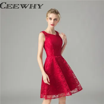 CEEWHY Burgundy Women Formal Gowns Short Party Dresses Knee Length Elegant Cocktail Dresses Embroidery Lace Homecoming Dresses
CEEWHY Burgundy Women Formal Gowns Short Party Dresses Knee Length Elegant Cocktail Dresses Embroidery Lace Homecoming Dresses
