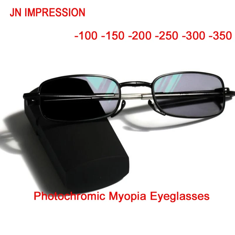 JN IMPRESSION Folding Sun Photochromic Finished Men Women Myopia Eyeglasses Frame Sun glasses optical Myopia Eyewear Oculos Male
JN IMPRESSION Folding Sun Photochromic Finished Men Women Myopia Eyeglasses Frame Sun glasses optical Myopia Eyewear Oculos Male