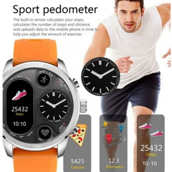 Sport T3 Dual Display Smart Watch For Men IP68 Waterproof Fitness Bracelet 15 Days Standby Business Smartwatch
Sport T3 Dual Display Smart Watch For Men IP68 Waterproof Fitness Bracelet 15 Days Standby Business Smartwatch