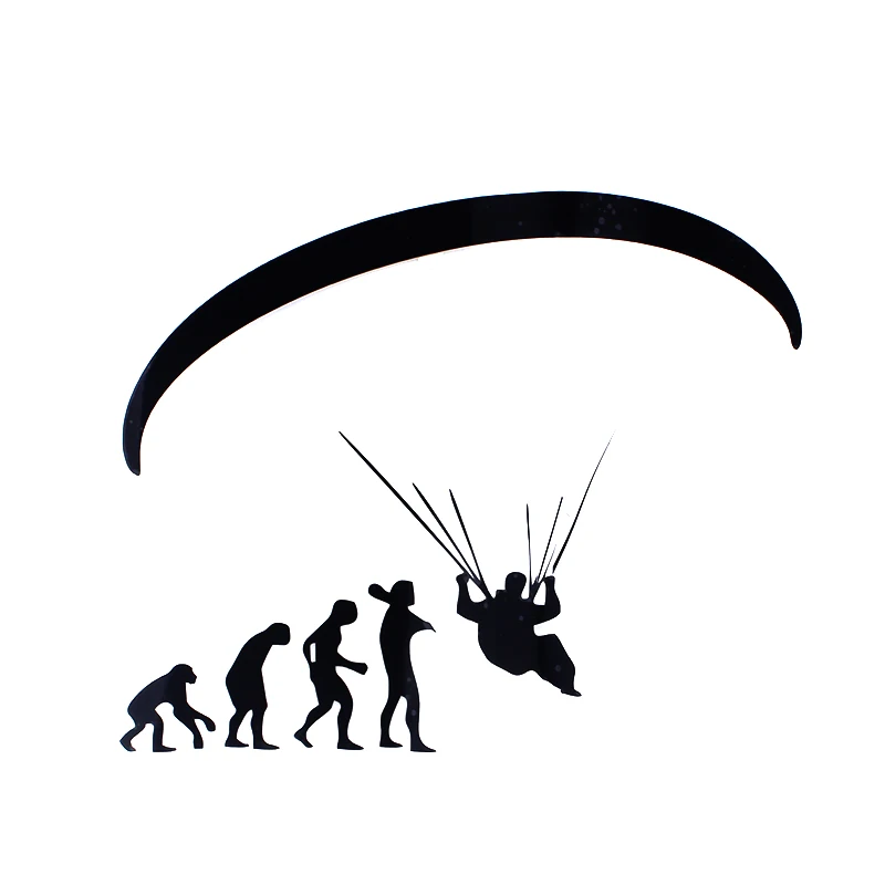 15.9*13.2CM Fashion Human Evolution Paragliding Car Stickers Cartoon Motorcycle Vinyl Decals RW-027
15.9*13.2CM Fashion Human Evolution Paragliding Car Stickers Cartoon Motorcycle Vinyl Decals RW-027