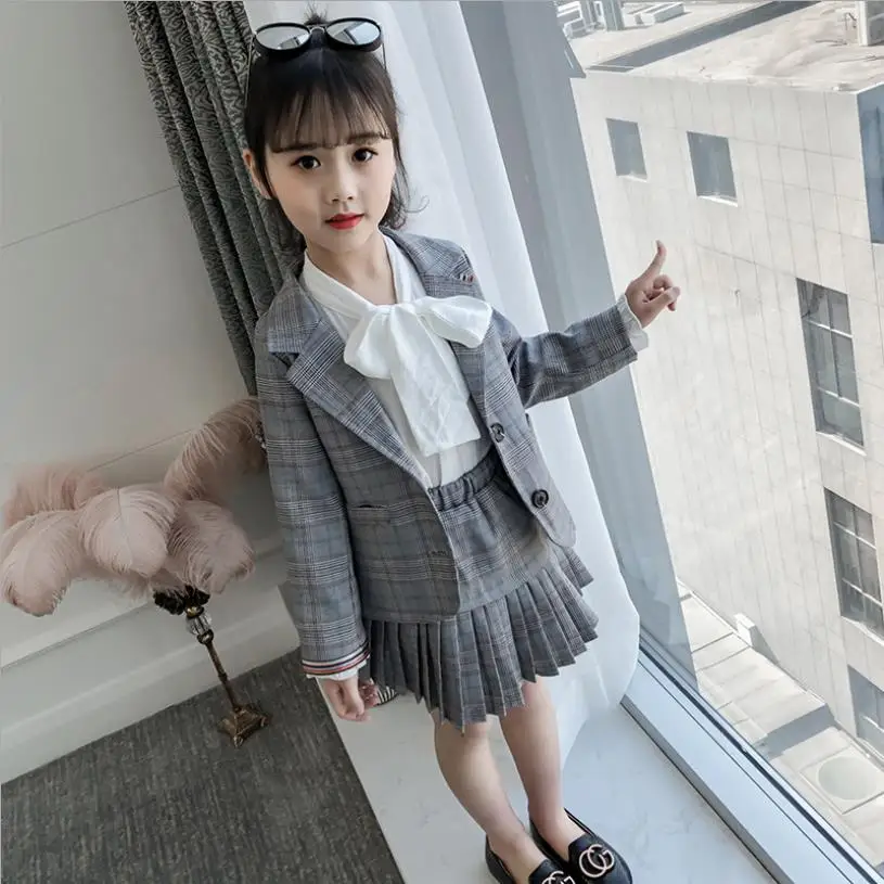Teenage girls clothing set kids tracksut for girls fashion suit school uniform plaid girls clothes spring 3pcs clothes ws455
Teenage girls clothing set kids tracksut for girls fashion suit school uniform plaid girls clothes spring 3pcs clothes ws455