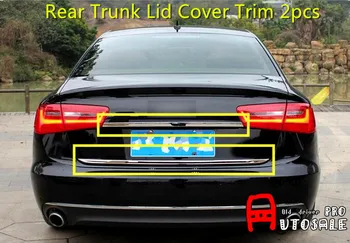 Stainless Chromium Styling Car Rear Trunk Lid Decoration Trims Exterior car accessories 2pcs For Audi A6 C7 2012 2013 2014 2015
Stainless Chromium Styling Car Rear Trunk Lid Decoration Trims Exterior car accessories 2pcs For Audi A6 C7 2012 2013 2014 2015