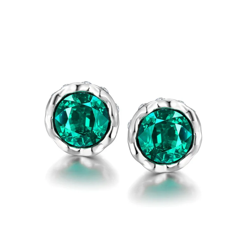 Fashion jewelry Austrian Crystals Green crystal Silver Stud earrings for women E2170
Fashion jewelry Austrian Crystals Green crystal Silver Stud earrings for women E2170