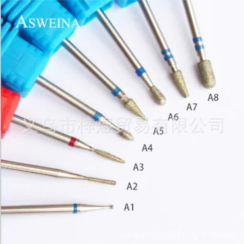 8 Type Diamond Nail File Drill Bit Manicure Burr Milling Electric / by dhl 500pcs
8 Type Diamond Nail File Drill Bit Manicure Burr Milling Electric / by dhl 500pcs