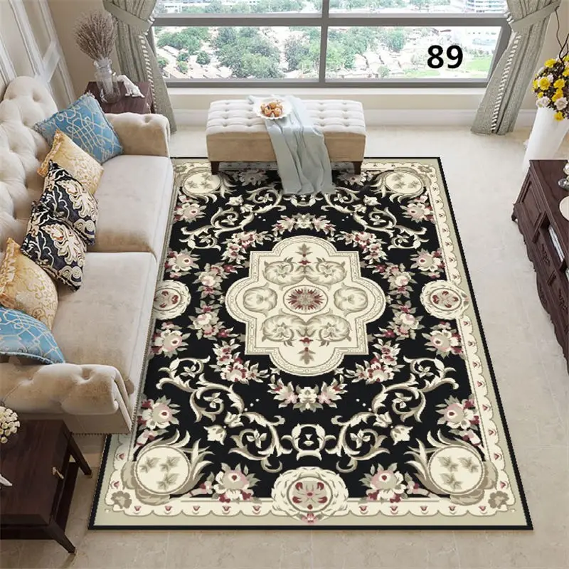 Waliicorners Large Carpet Livingroom Bedroom Rug Home Decor Vintage Carpet Classic Customized Floor Mat Coffee Table Rugs 4