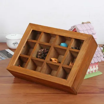 12 Grids Original Wood Color Jewelry Box Rings Earrings Necklaces Makeup Holder Case Organizer Women Jewelery Storage Box
12 Grids Original Wood Color Jewelry Box Rings Earrings Necklaces Makeup Holder Case Organizer Women Jewelery Storage Box