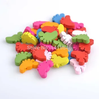 Mixed Wooden Foot Spacer Beads For kids Jewelry making 22x18mm 100pcs MT1142
Mixed Wooden Foot Spacer Beads For kids Jewelry making 22x18mm 100pcs MT1142