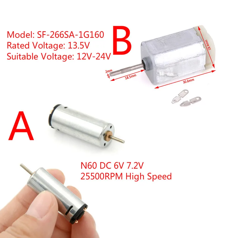 Micro DC Motor Gear Gear SF-266SA Square 6-Pole Rotor Micro DC Motor 12V 24V 14500RPM For DIY Model Making
Micro DC Motor Gear Gear SF-266SA Square 6-Pole Rotor Micro DC Motor 12V 24V 14500RPM For DIY Model Making