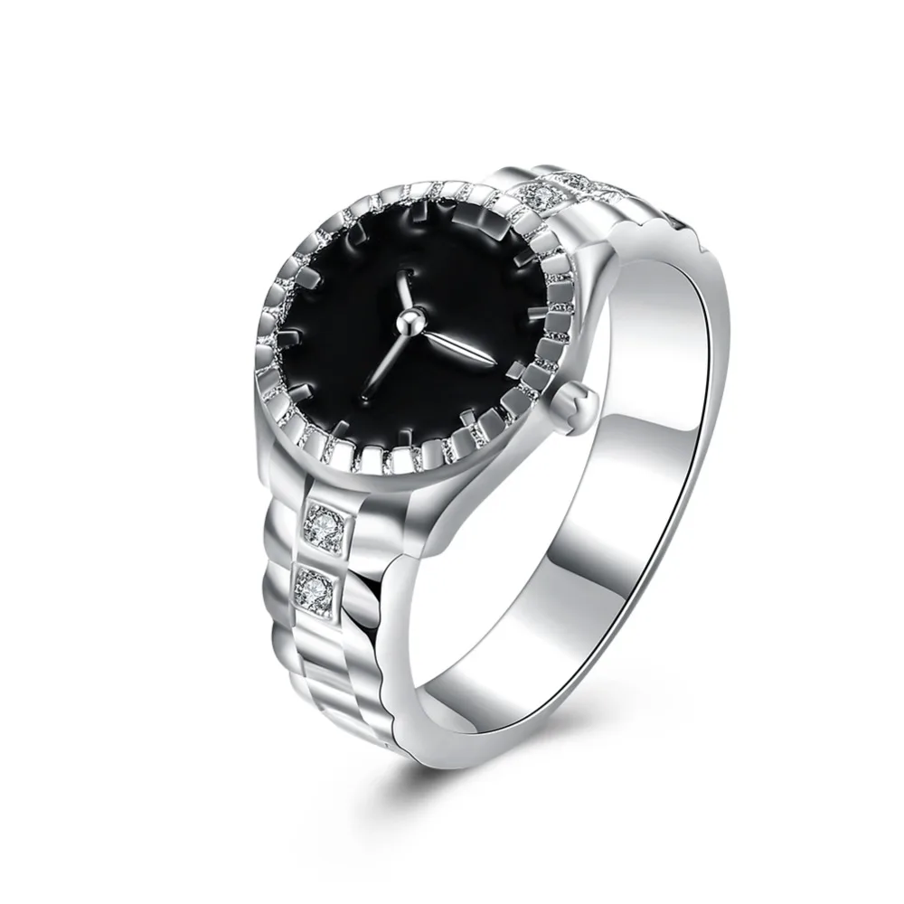 Christmas gift for women girl Watch style ring Lovely Wedding party silver color ring Cute noble fashion classic Jewelry R887
Christmas gift for women girl Watch style ring Lovely Wedding party silver color ring Cute noble fashion classic Jewelry R887