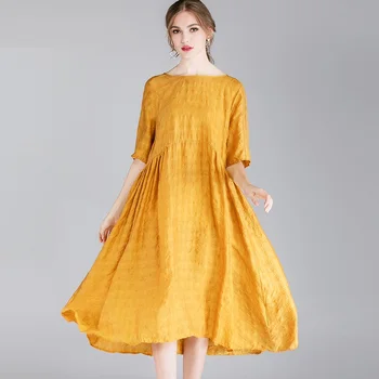 2019Summer Fashion Ladies plus size elegant empire Rayon flare Dress loose beautiful party dress female Longos vestidos XL-XXXXL
2019Summer Fashion Ladies plus size elegant empire Rayon flare Dress loose beautiful party dress female Longos vestidos XL-XXXXL