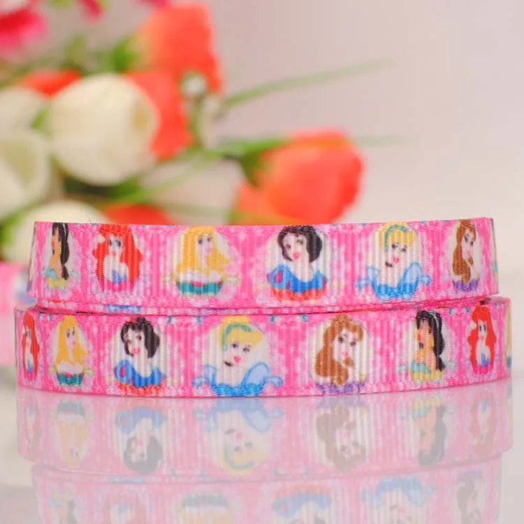 5yards 3/8 " 9 mm beautiful Princess pattern print grosgrain ribbon party decoration gift ribbon Free shipping
5yards 3/8 " 9 mm beautiful Princess pattern print grosgrain ribbon party decoration gift ribbon Free shipping