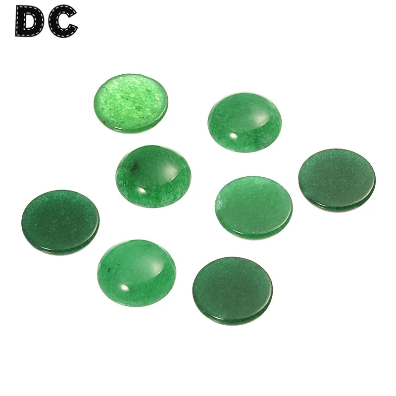 DC 20pcs/lot Green Round Stone Cabochon Beads 10mm 12mm 14mm 16mm 18mm 20mm fit Pendant Blank Base DIY Jewelry Making F5416
DC 20pcs/lot Green Round Stone Cabochon Beads 10mm 12mm 14mm 16mm 18mm 20mm fit Pendant Blank Base DIY Jewelry Making F5416