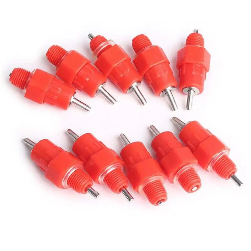Portable Utility 3pcs/lot Chicken Bird Feeder Nipple Drinker Feeder Water Cups Nipple Chicken Drinkers Waterer Poultry Supplies
Portable Utility 3pcs/lot Chicken Bird Feeder Nipple Drinker Feeder Water Cups Nipple Chicken Drinkers Waterer Poultry Supplies