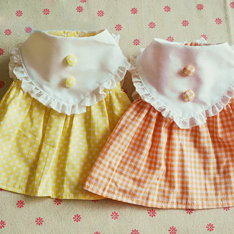 Spring Summer Pet Dog Dress Puppy Campus Wear Clothes 100%Cotton Lattice Dress For Small Dogs Skirt Chihuahua Yorkshire Poodle
Spring Summer Pet Dog Dress Puppy Campus Wear Clothes 100%Cotton Lattice Dress For Small Dogs Skirt Chihuahua Yorkshire Poodle