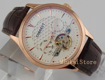 Corgeut 44mm aytomatic mens watch Moon Phase Date Day Mens Stainless Steel Case Automatic watch
Corgeut 44mm aytomatic mens watch Moon Phase Date Day Mens Stainless Steel Case Automatic watch