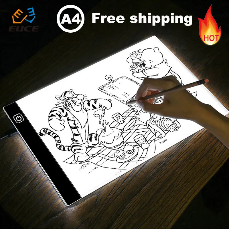 HOT A4 super thin intelligent touch screen switch 3 level brightness adjustable LED tracing comic sketching light pad
HOT A4 super thin intelligent touch screen switch 3 level brightness adjustable LED tracing comic sketching light pad