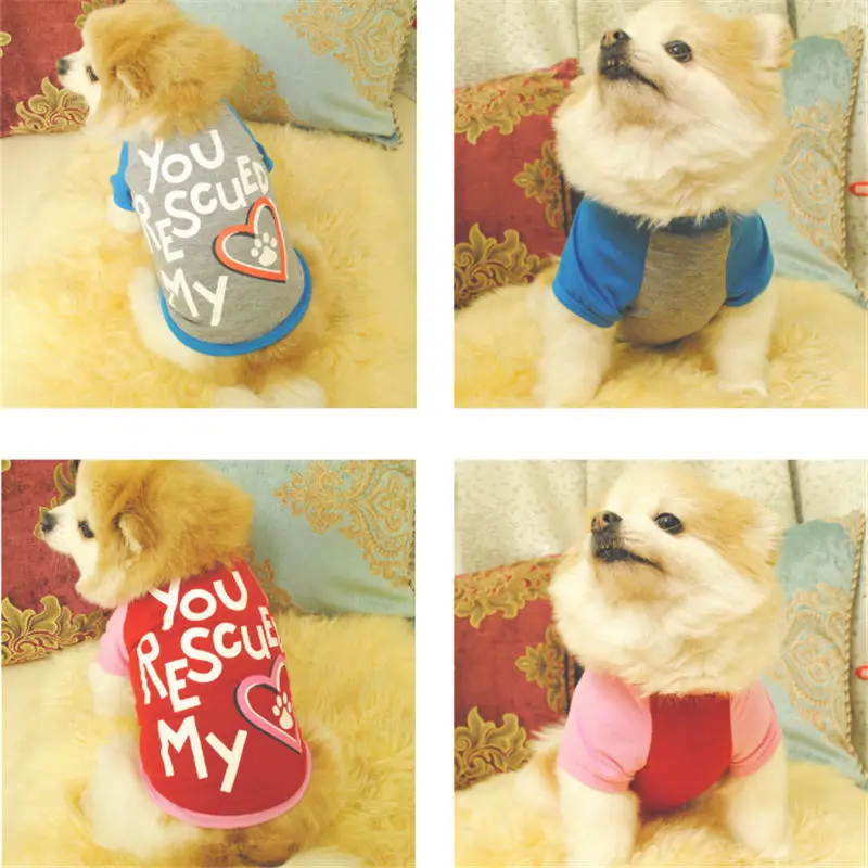 Dog Clothes Print Cartoon Pattern Pet T-Shirt Clothing Summer Breathable Pet Vest Clothes for Dogs clothes for yorkies
Dog Clothes Print Cartoon Pattern Pet T-Shirt Clothing Summer Breathable Pet Vest Clothes for Dogs clothes for yorkies