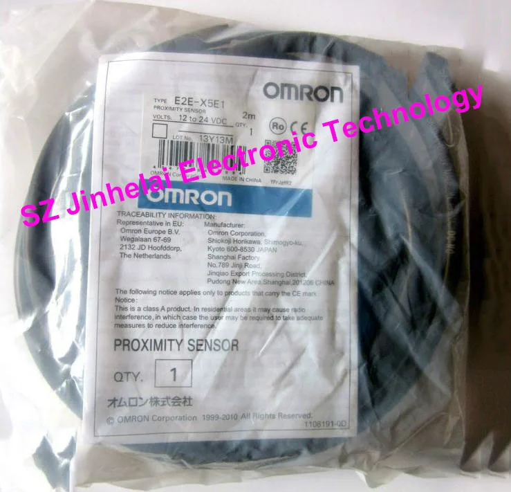 100% Authentic original OMRON Proximity switch, Proximity sensor E2E-X5E1 2M 12-24VDC
100% Authentic original OMRON Proximity switch, Proximity sensor E2E-X5E1 2M 12-24VDC