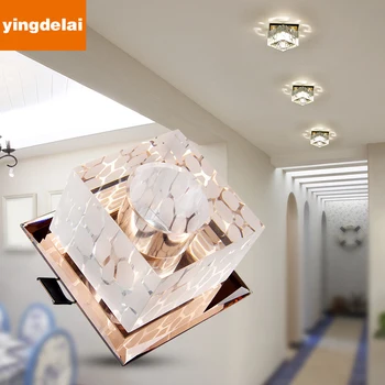 New Corridor Mirror Ceiling Lamp Aisle Veranda Lighting Down Crystal Mordern Surface Mounted LED Ceiling Lights For Living Room 
New Corridor Mirror Ceiling Lamp Aisle Veranda Lighting Down Crystal Mordern Surface Mounted LED Ceiling Lights For Living Room