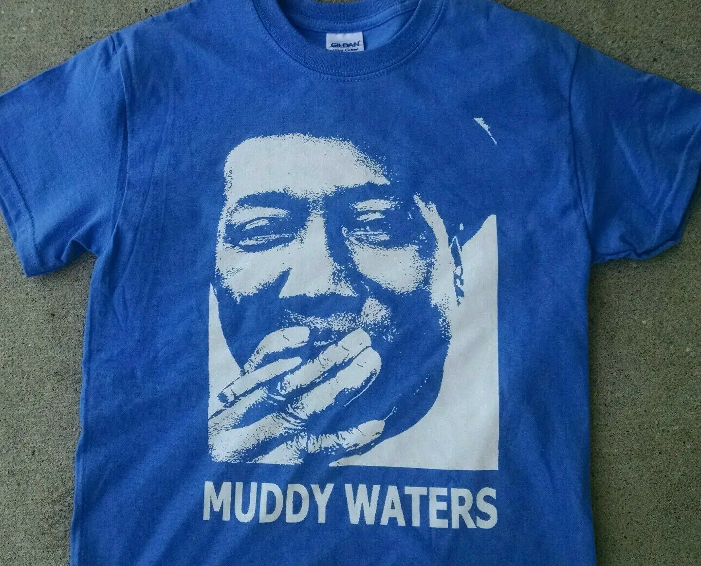 2019 забавная футболка Muddy Waters дым Блюз гитара Telecaster Классическая Crb с