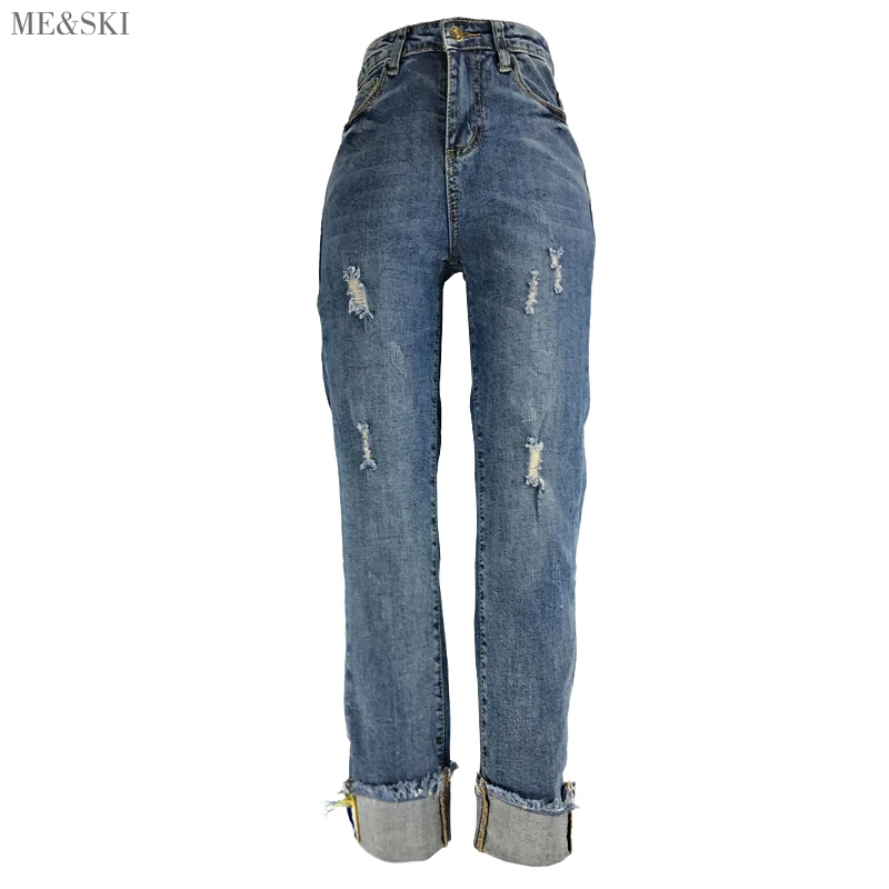 ME&SKI Jeans women High waist jeans mom Regular jeans pants Ankle-length Pants Pencil Pants Denim Casual Fashion jean femme blue
ME&SKI Jeans women High waist jeans mom Regular jeans pants Ankle-length Pants Pencil Pants Denim Casual Fashion jean femme blue