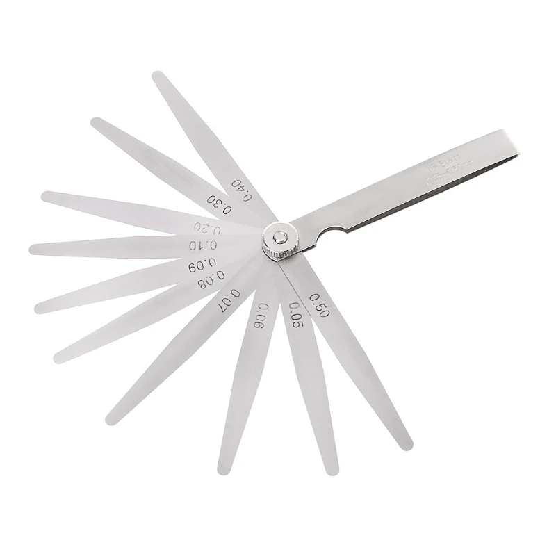 0.05-1mm 20 Blade Feeler Gauge Gage Thickness Measurment Tool Metric Gap Filler 4XFD | Инструменты