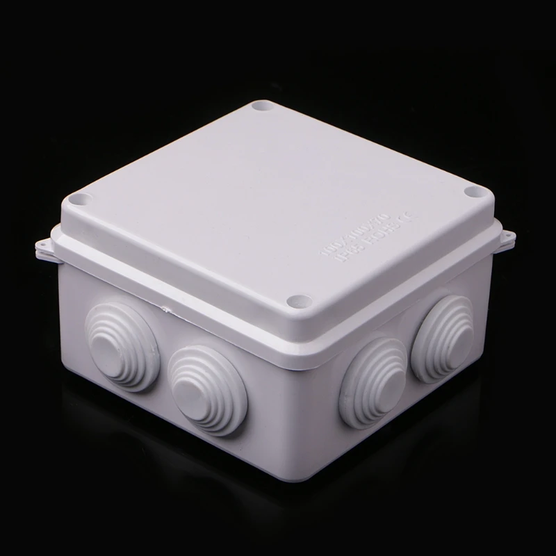 ABS Plastic IP65 Waterproof Junction Box DIY Outdoor Electrical Connection Box Cable Case
ABS Plastic IP65 Waterproof Junction Box DIY Outdoor Electrical Connection Box Cable Case