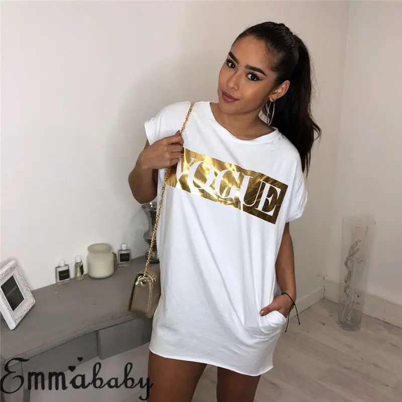 Meihuida 2019 Summer Women Short Sleeve T-Shirt Vogue Long Shirts Loose Women's Tops Fashion Camisa De Mujer
Meihuida 2019 Summer Women Short Sleeve T-Shirt Vogue Long Shirts Loose Women's Tops Fashion Camisa De Mujer