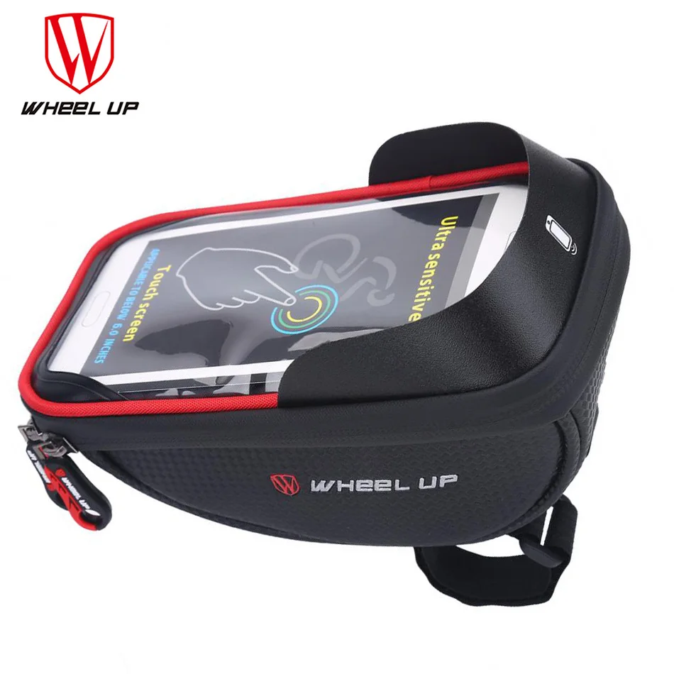 WHEEL UP Waterproof Bicycle Front Bag MTB Road Bike Top Tube Frame Handlebar Touch Screen Bag 6 inch Cycling Pouch phone Bag
WHEEL UP Waterproof Bicycle Front Bag MTB Road Bike Top Tube Frame Handlebar Touch Screen Bag 6 inch Cycling Pouch phone Bag