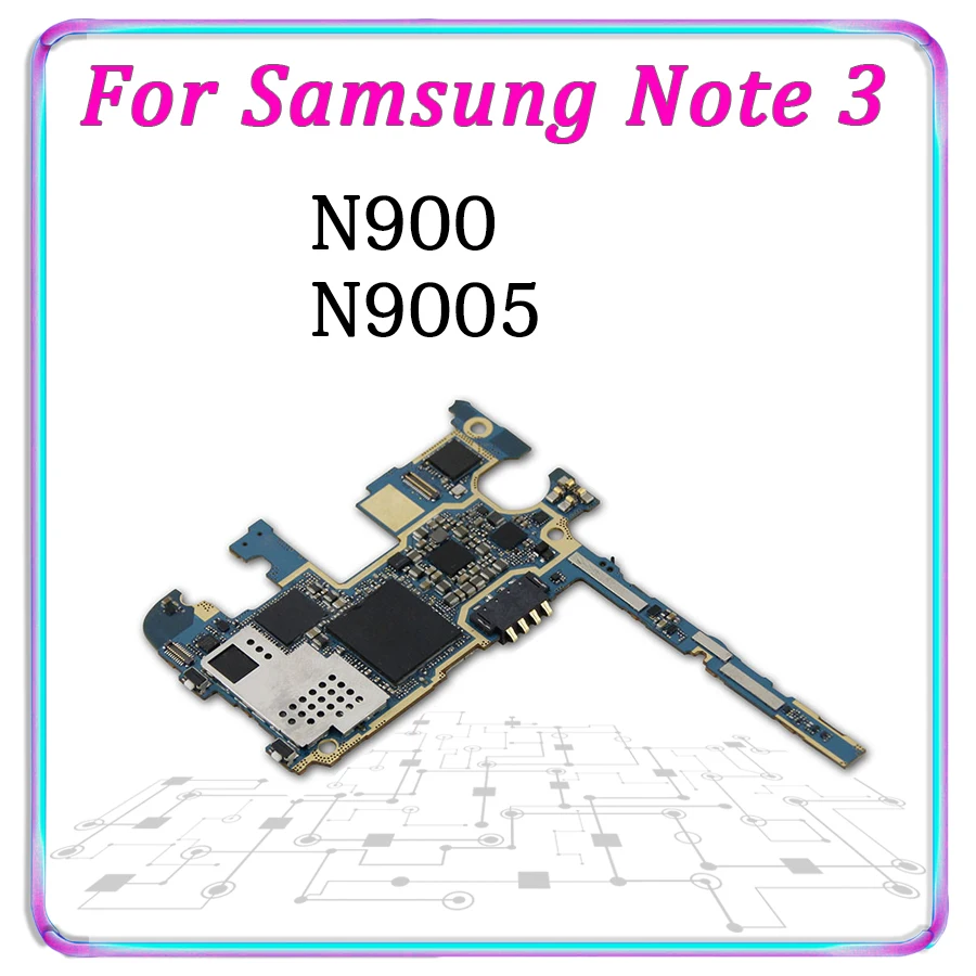Original Motherboard For Samsung Galaxy Note 3 N900 3G N9005 4G Unlocked Mainboard Android Logic Board Tested Good Working Plate
Original Motherboard For Samsung Galaxy Note 3 N900 3G N9005 4G Unlocked Mainboard Android Logic Board Tested Good Working Plate