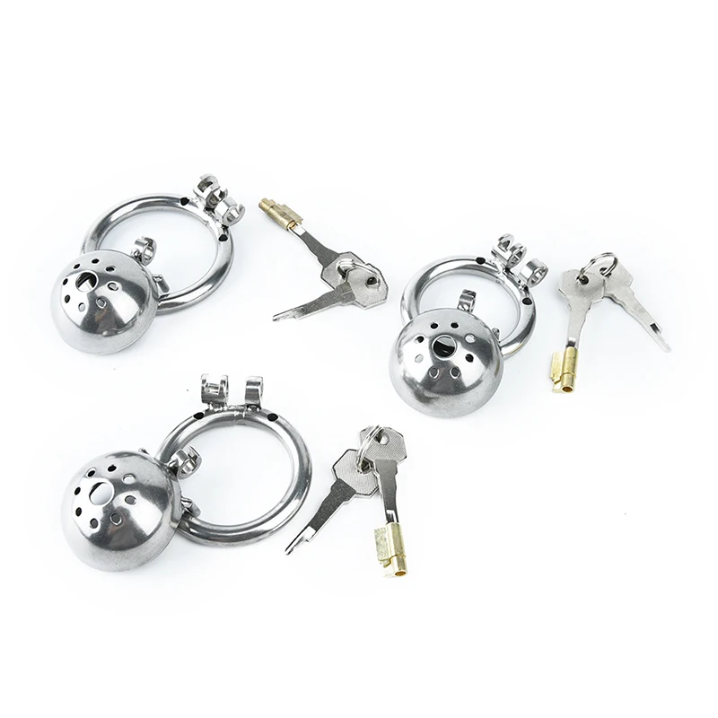3 Size 304 Stainless Steel Male Chastity Device Super Small Short Cock Cage With Stealth Lock Ring 40mm/ 45mm/50mm
3 Size 304 Stainless Steel Male Chastity Device Super Small Short Cock Cage With Stealth Lock Ring 40mm/ 45mm/50mm